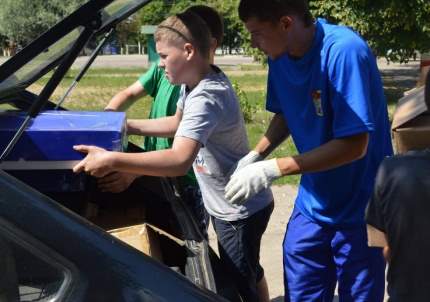 Хорловчане помогли детям Донбаса