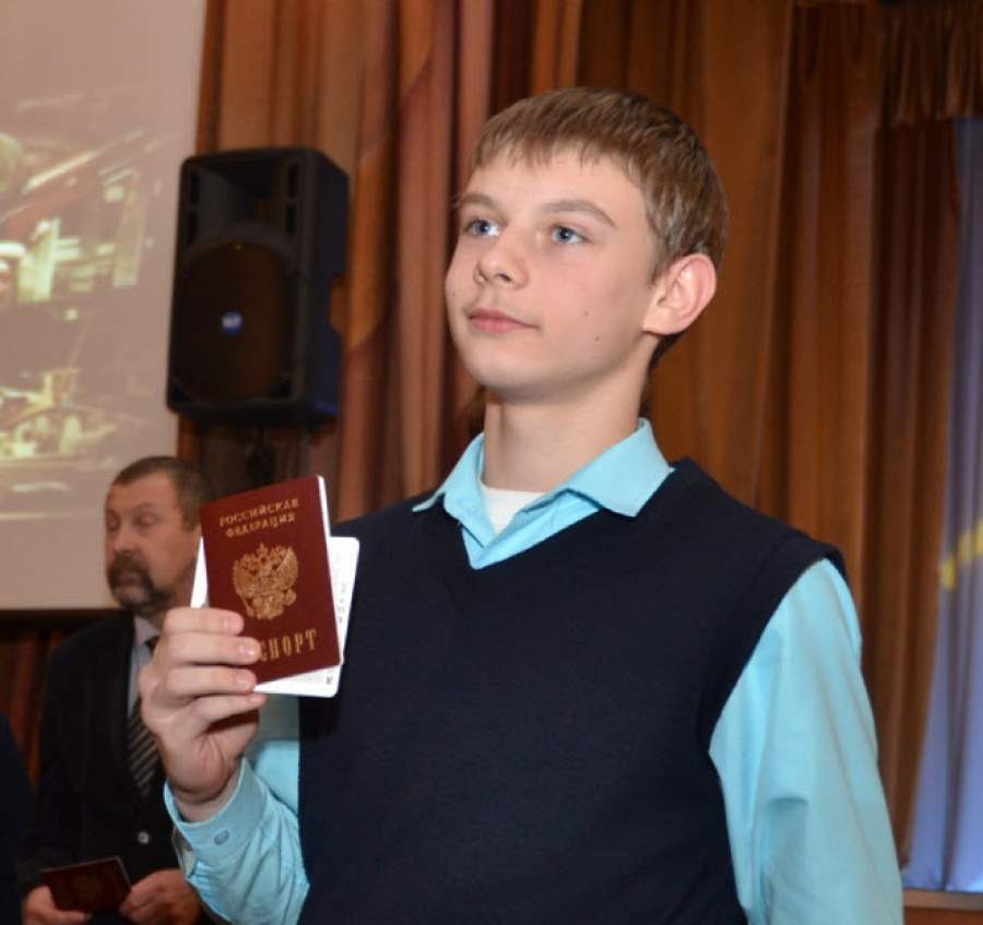 Вручение паспортов в Хорлово - 2015