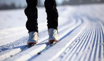 Открытие новой лыжной трассы в Белоозерском