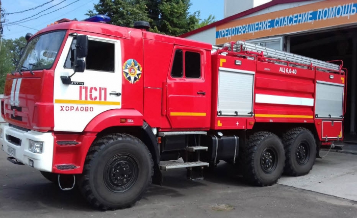 Хорловские пожарные ликвидировали пожар в деревне Елкино