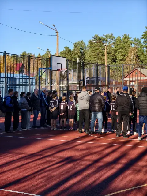В Хорлово открыли новую спортплощадку