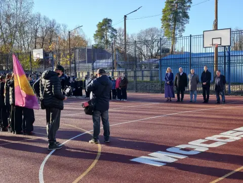 В Хорлово открыли новую спортплощадку