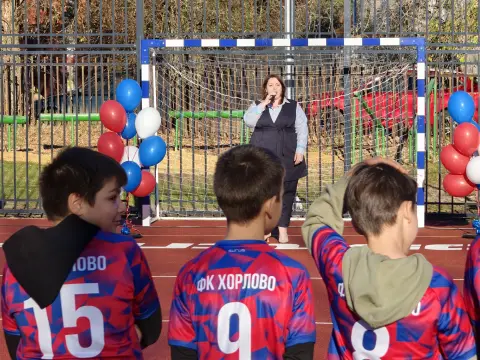 В Хорлово открыли новую спортплощадку