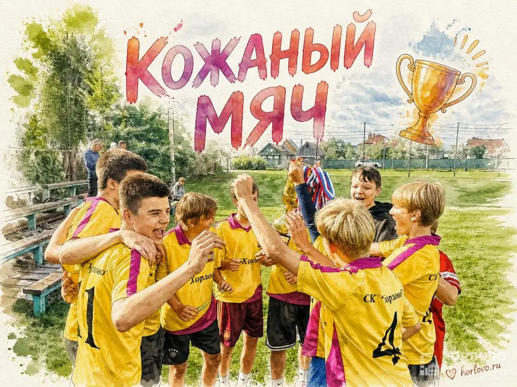 В Хорлово прошёл футбольный турнир «Кожаный мяч»
