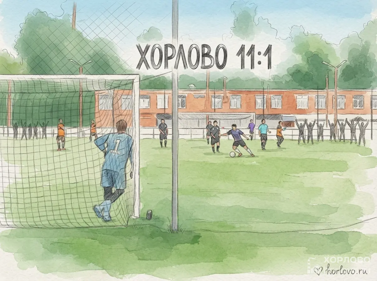 Хорлово разгромило «Химик» 11:1 в 19-м туре первенства