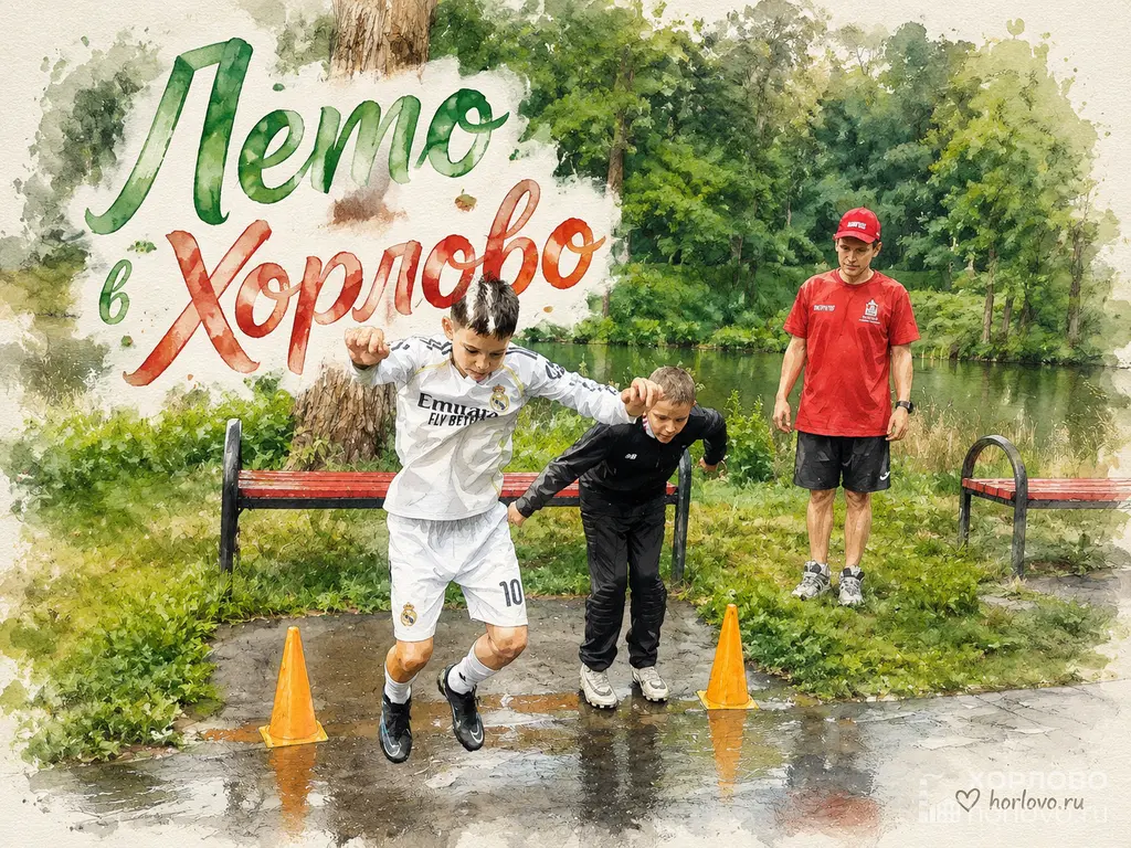Летние спортивные активности проходят в парке Хорлово
