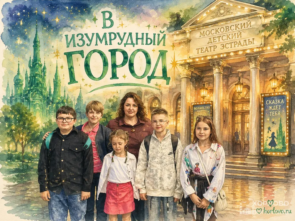 Юные артисты Хорлово побывали на спектакле в Москве