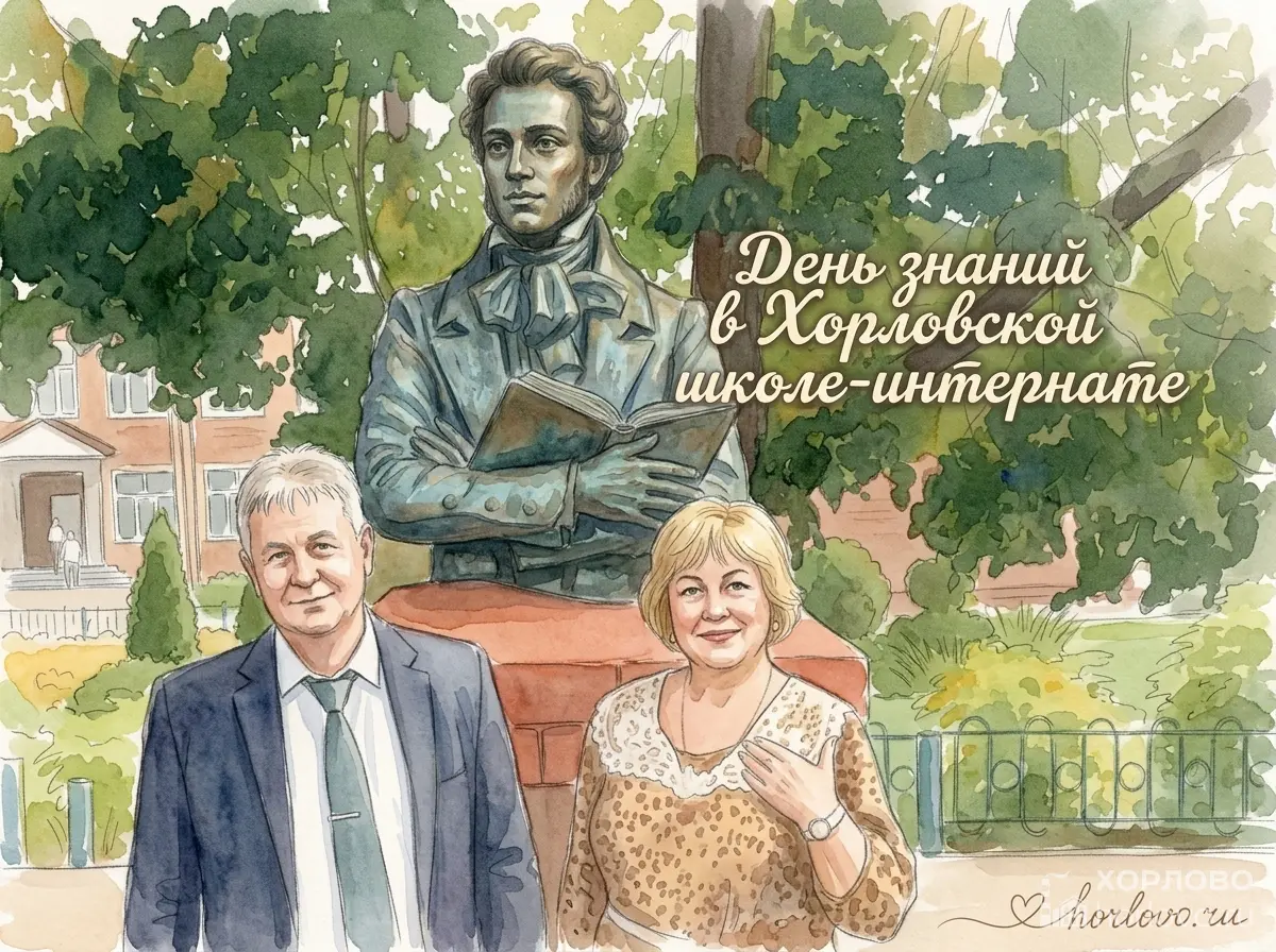 День знаний в Хорловской школе-интернате: поздравления и книги