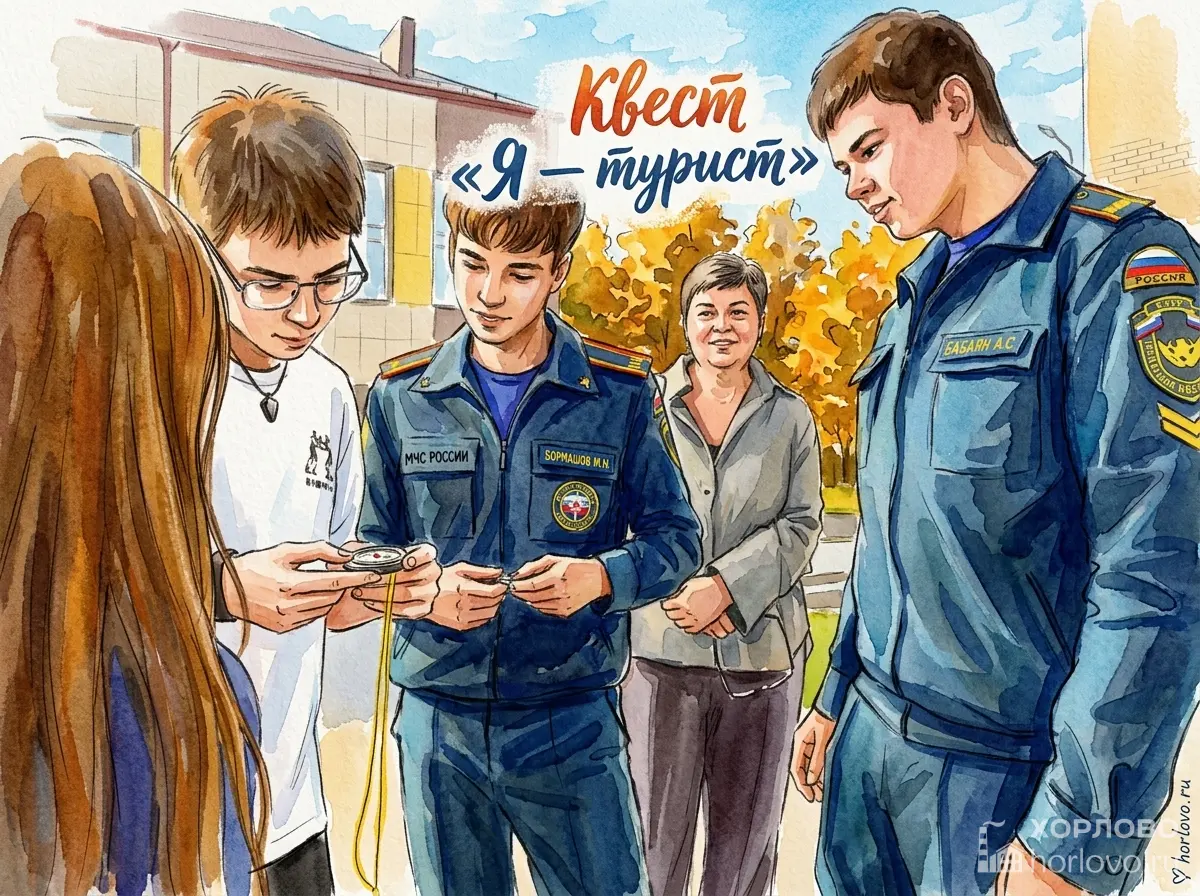 Квест «Я — турист»: студенты Воскресенского колледжа учат школьников безопасности
