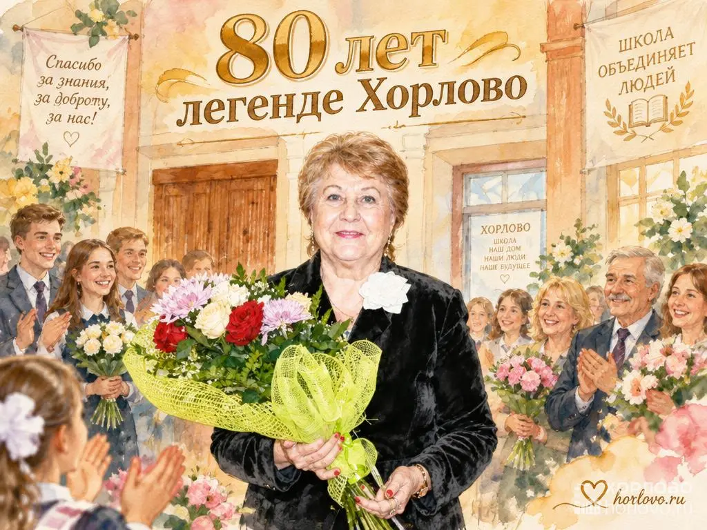 С юбилеем! Софье Ивановне Паниной — легенде образования Хорлово — 80 лет