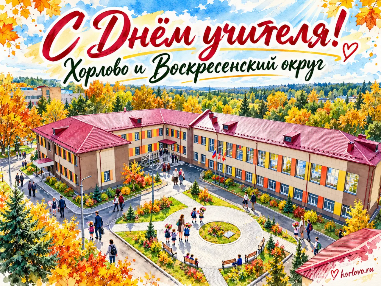 С Днём учителя, дорогие педагоги Хорлово!
