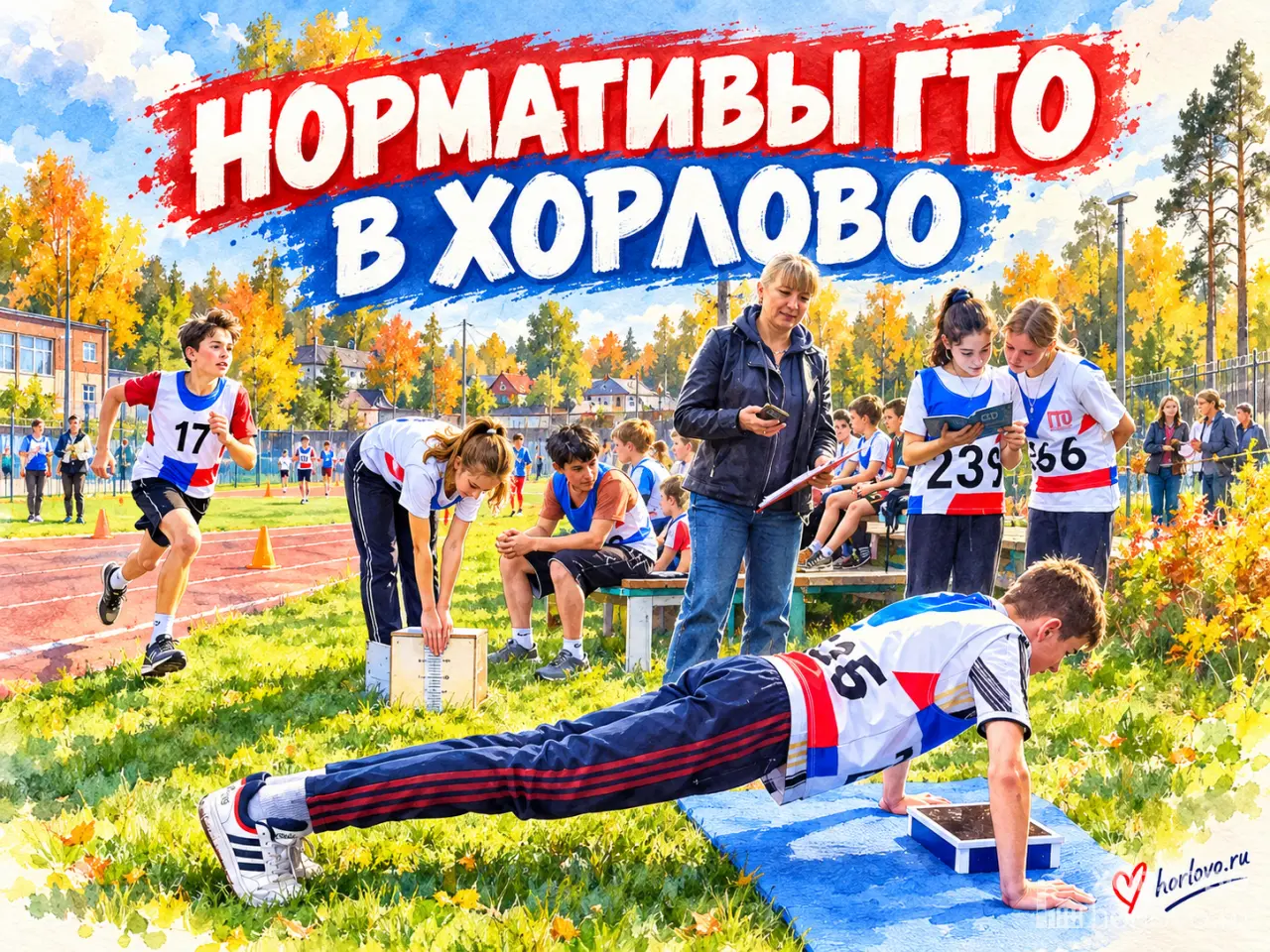 Воспитанники клуба «Алмаз» из Хорлово сдали нормативы ГТО