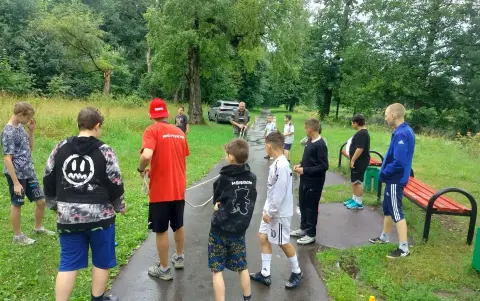 Летние спортивные активности проходят в парке Хорлово