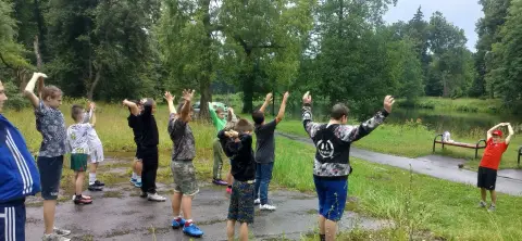 Летние спортивные активности проходят в парке Хорлово