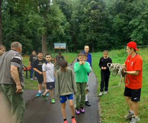Летние спортивные активности проходят в парке Хорлово