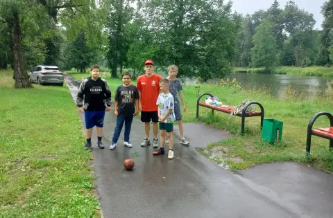 Летние спортивные активности проходят в парке Хорлово