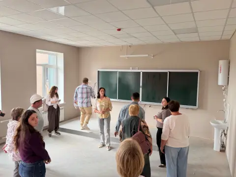 Капремонт школы в Хорлово завершён на 95% к 1 сентября