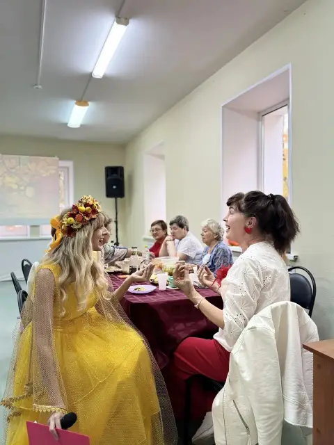 В Хорлово прошёл вечер за столиками проекта «Активное долголетие»
