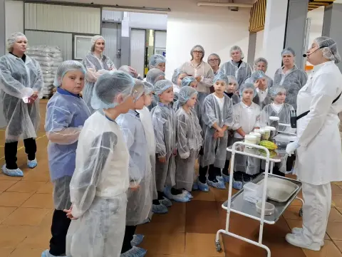 Первоклассники из Хорлово побывали на фабрике «Победа вкуса»