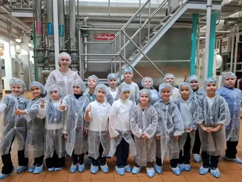 Первоклассники из Хорлово побывали на фабрике «Победа вкуса»